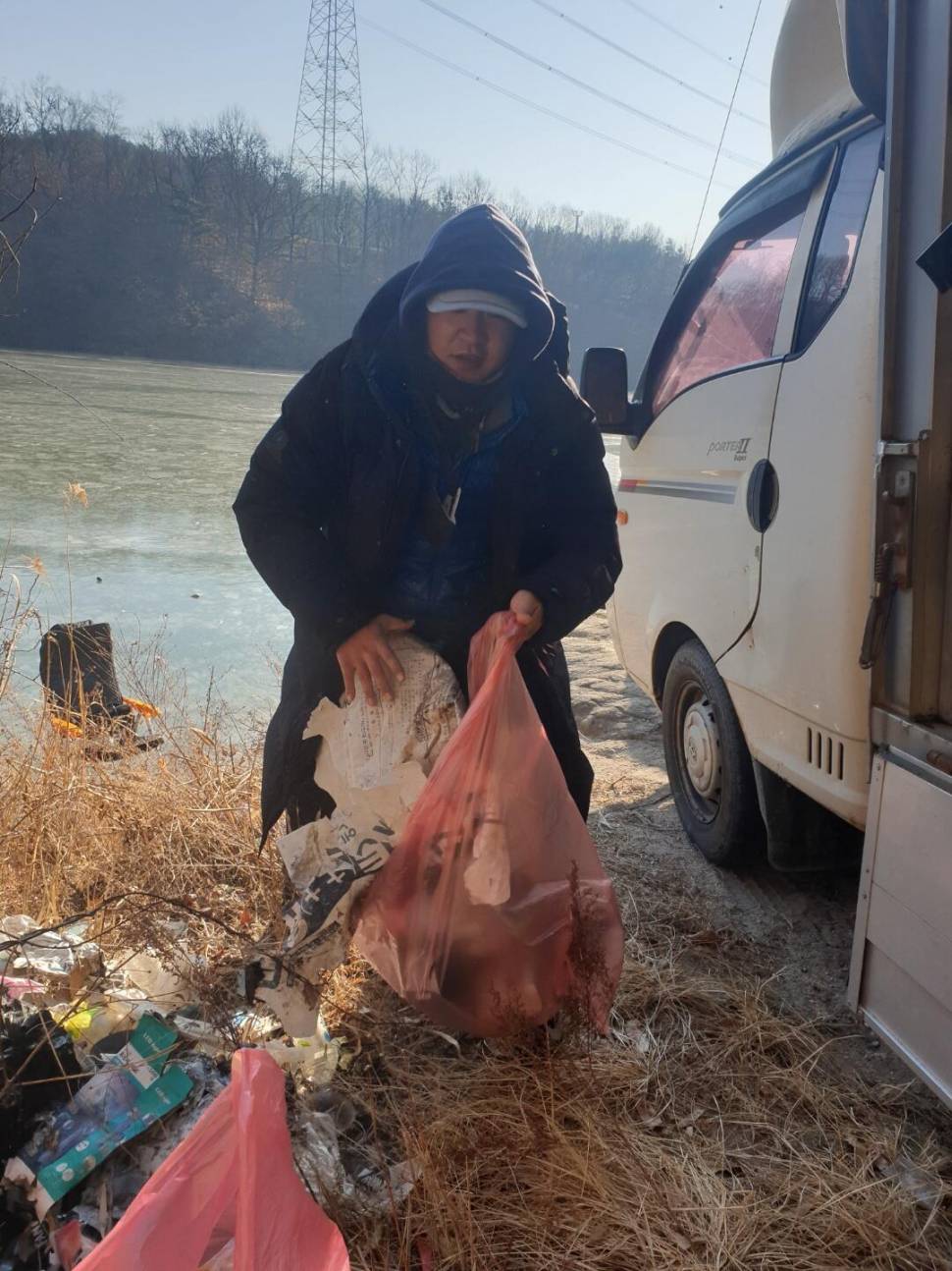 첨으로 하는 얼음 밤낚시♤ (조황조행기 - 화보조행기)