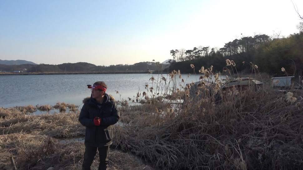 추운날씨 무모한 낚시여행보령 진죽지 (조황조행기 - 화보조행기)
