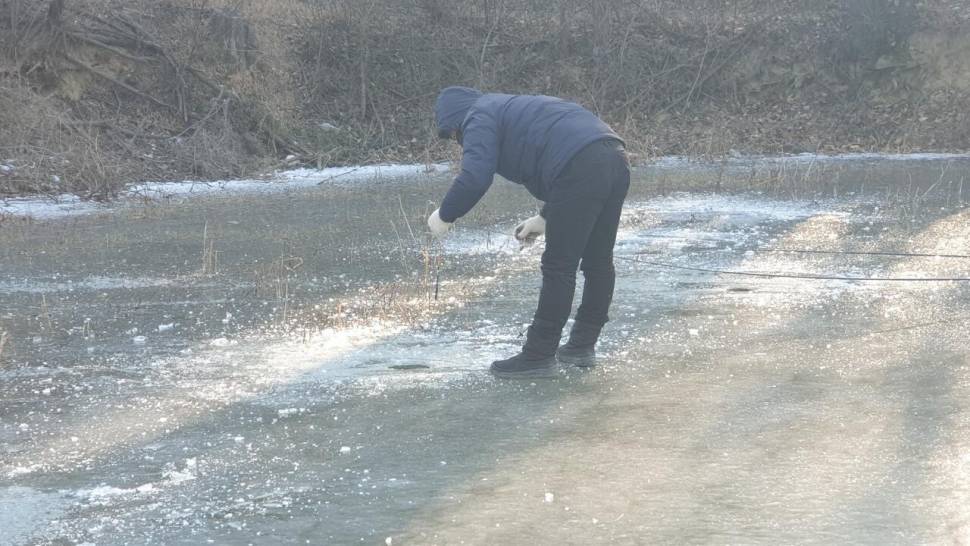 첫 얼음낚시 (조황조행기 - 화보조행기)