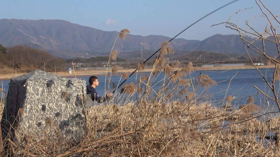 추운날씨 무모한 낚시여행보령 진죽지 (조황조행기 - 화보조행기)
