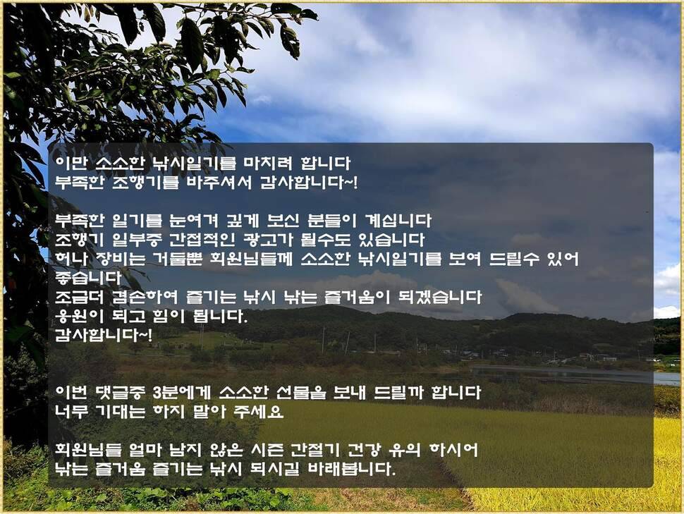 붕어에 낚이다 (조황조행기 - 화보조행기)