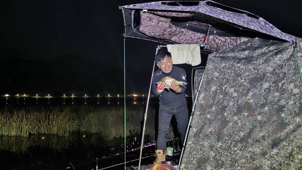 의암호 자갈섬 노지낚시 (조황조행기 - 화보조행기)