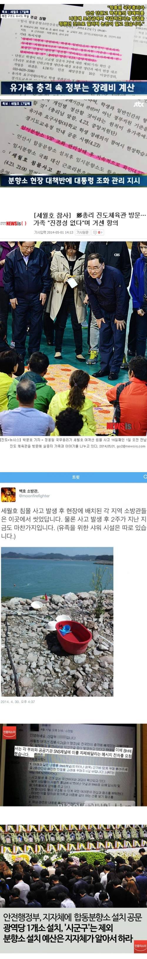 세월호 유족들이 원하는 진상 규명이 뭐냐 (커뮤니티 - 이슈토론방)