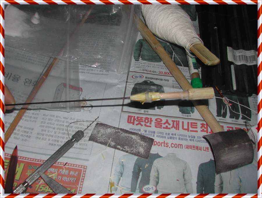 부들과 갈대로 찌 만드는 과정 3차 완성 (월척지식 - 찌공방)