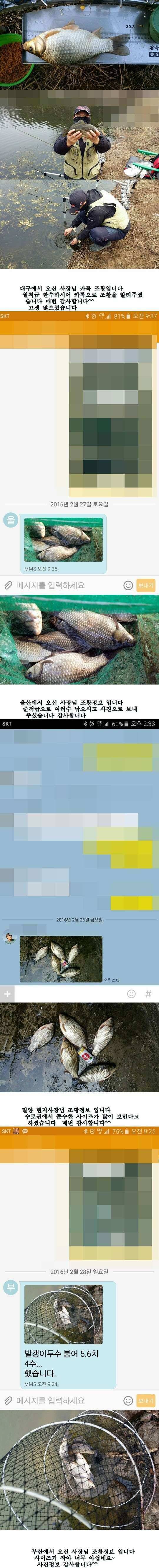 밀양옥산낚시22734까지 (조황조행기 - 낚시점조황)