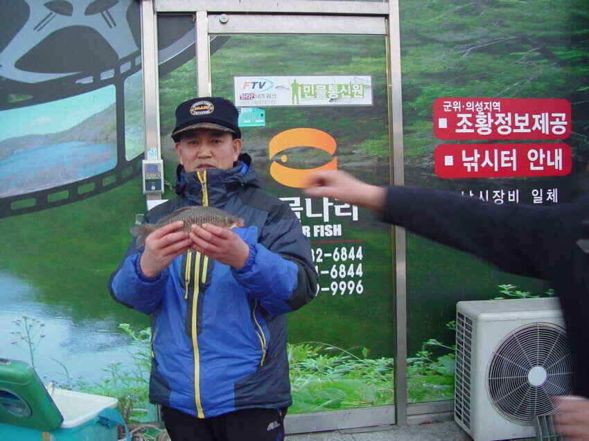 대구에서 가장 가까운 빙어터 군위내의지 (조황조행기 - 낚시점조황)