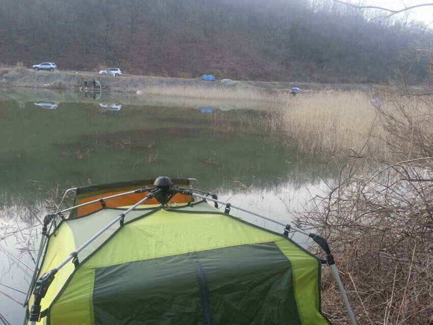 군위붕어군위소류지에서조금조금호조황꾼님들꾼의길의방향을 군위붕어로만나시길 (조황조행기 - 낚시점조황)