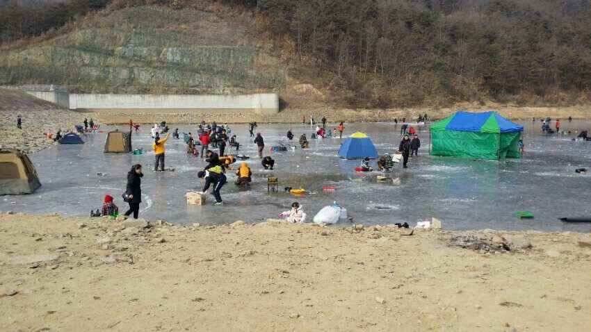 어의지 빙어낚시와중소형저수지얼음붕어낚시를 (조황조행기 - 낚시점조황)