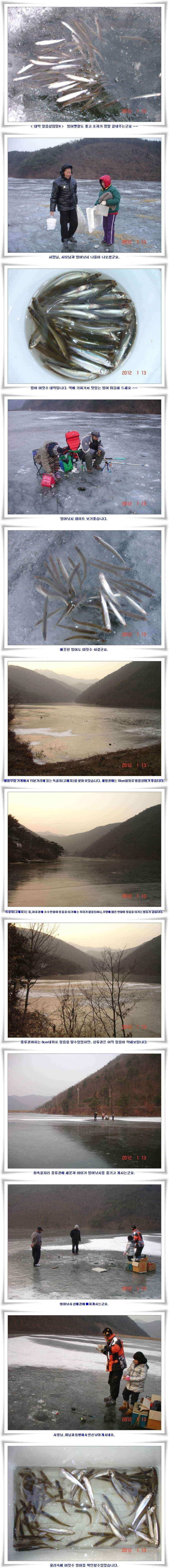 빙어낚시가까운 군위권여전히 대박조황 (조황조행기 - 낚시점조황)