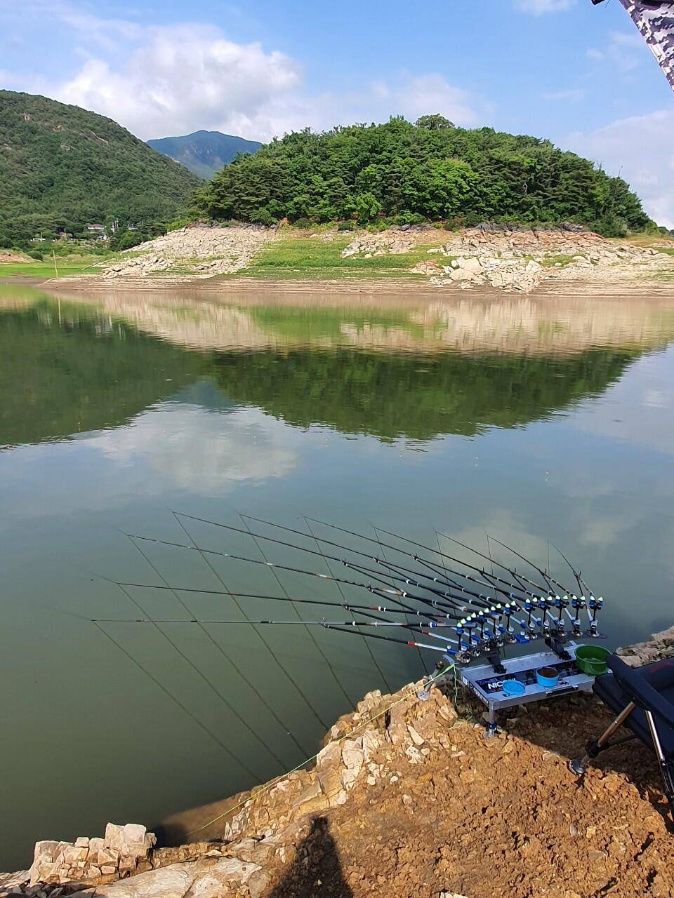 청풍호 노지서 느낀 댐붕어의 힘 (조황조행기 - 낚시점조황)