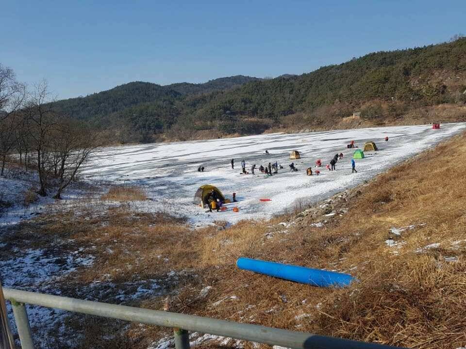구미 무을지백현지 빙어낚시 잘됩니다 (조황조행기 - 낚시점조황)