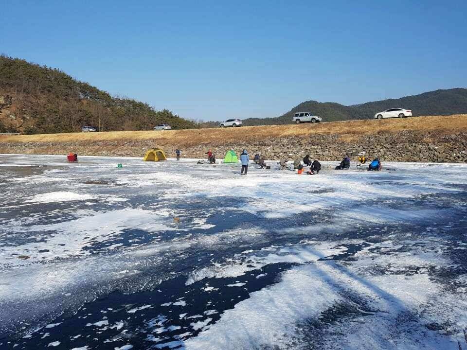 구미 무을지백현지 빙어낚시 잘됩니다 (조황조행기 - 낚시점조황)