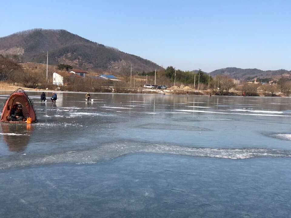 구미 무을지백현지 빙어낚시 잘됩니다 (조황조행기 - 낚시점조황)
