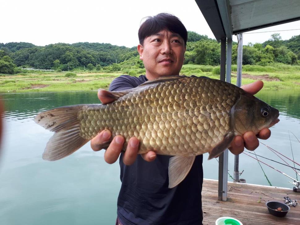 제일4짜4짜4짜윤문골노지허리급월척 (조황조행기 - 낚시점조황)