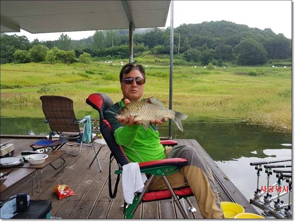 한버들허리급월척문골월척충주호상황이좋아진노지 (조황조행기 - 낚시점조황)