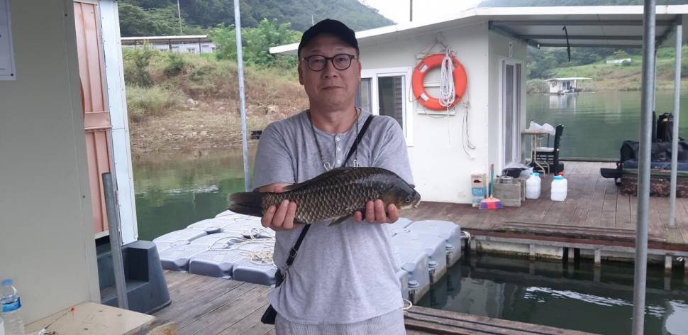 청풍호좌대 김기호 43cm (조황조행기 - 낚시점조황)