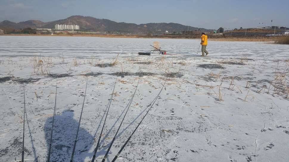 서산 얼음낚시 조황정보 (조황조행기 - 낚시점조황)
