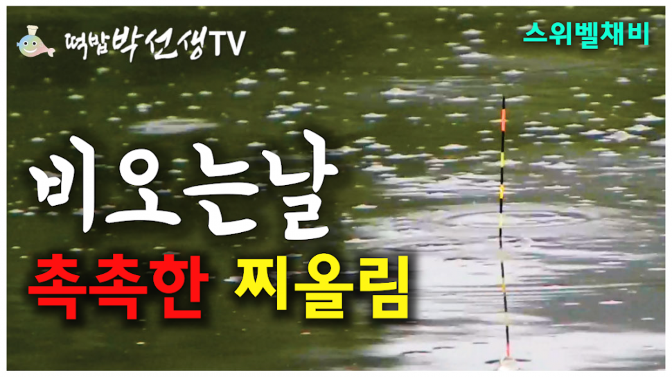 비오는날 낚시 하기 (커뮤니티 - 낚시동영상)