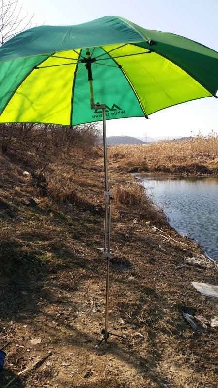 파라솔 각도기 재작 끝 (사용기강좌 - 나의낚시장비)
