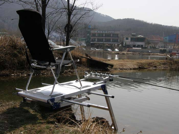 수중접지좌대 실사용 테스트 (사용기강좌 - 나의낚시장비)