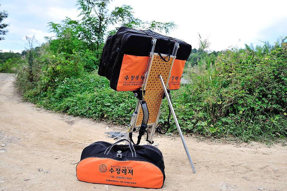 파라다이스 좌대 교각으로 지게 만들기 (사용기강좌 - 나의낚시장비)