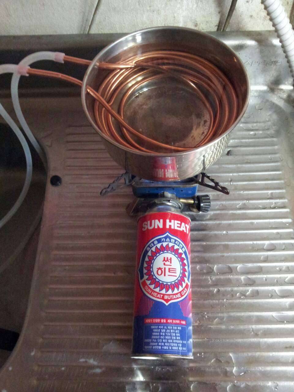 휴대용 Hot Water System (사용기강좌 - 나의낚시장비)
