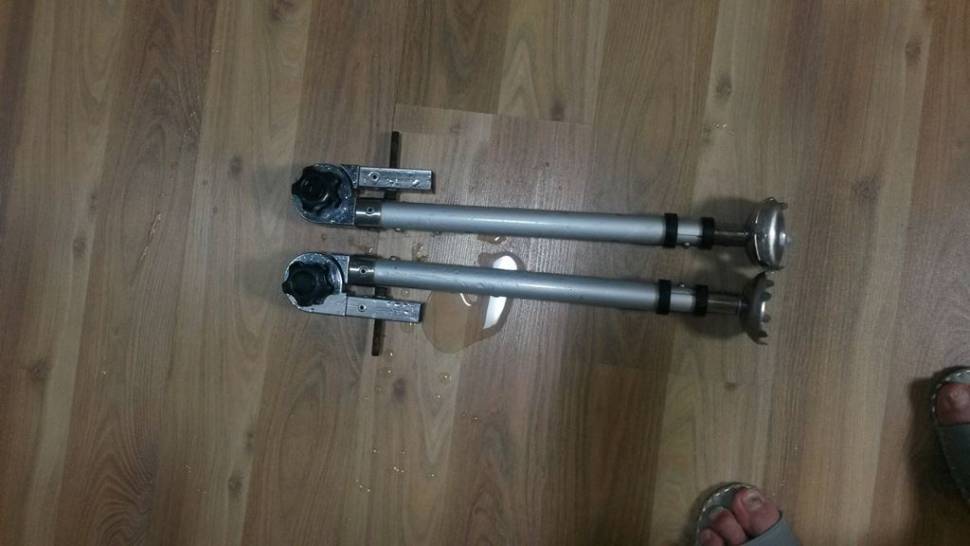 엉성한 발판 엉성한 7단받침틀 무게 53kg (사용기강좌 - 나의낚시장비)