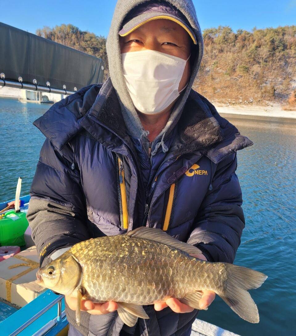 실리곡낚시터 41cm 조황입니다 (조황조행기 - 충주호조황속보)