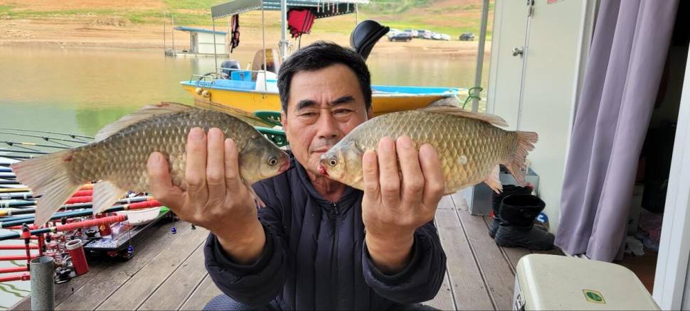 청풍신리낚시터 425cm 조황입니다 (조황조행기 - 충주호조황속보)