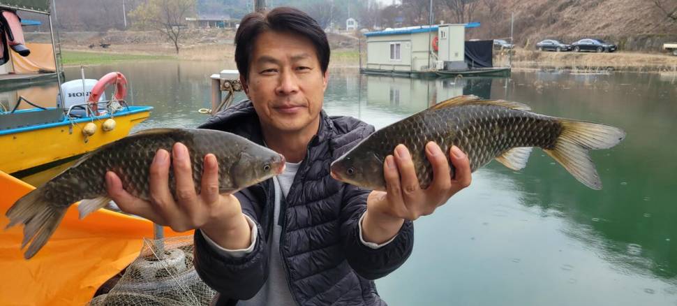 청풍신리낚시터 허리급 조황입니다 (조황조행기 - 충주호조황속보)