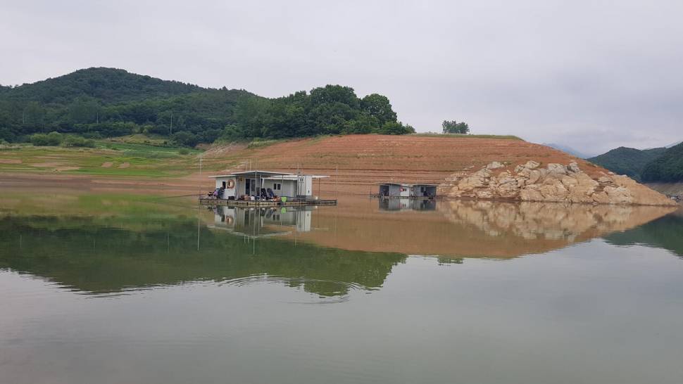 한버들 4짜 포함 허릿급 조황입니다 (조황조행기 - 충주호조황속보)