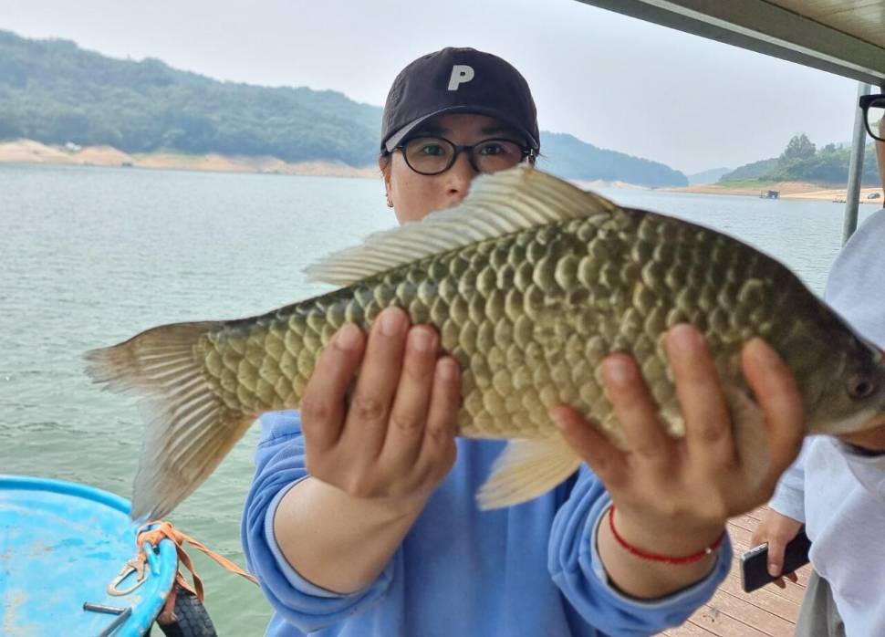 솔낚시터 사짜 월척 준척 허릿급 … 골고루조황소식요 (조황조행기 - 충주호조황속보)