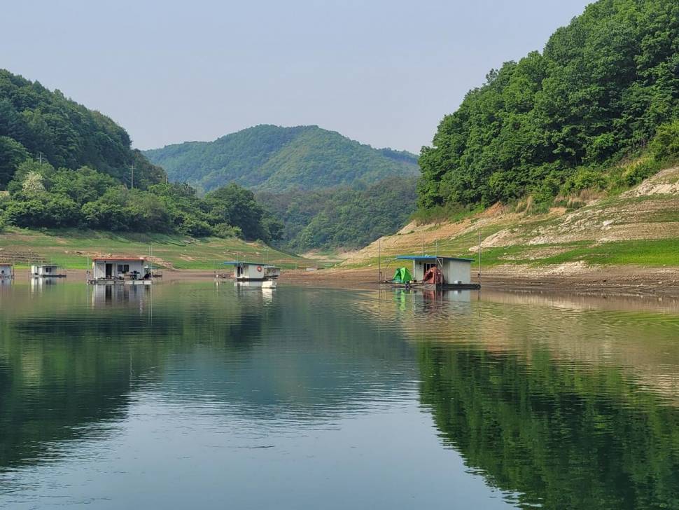 실리곡낚시터 허리급 조황입니다 (조황조행기 - 충주호조황속보)