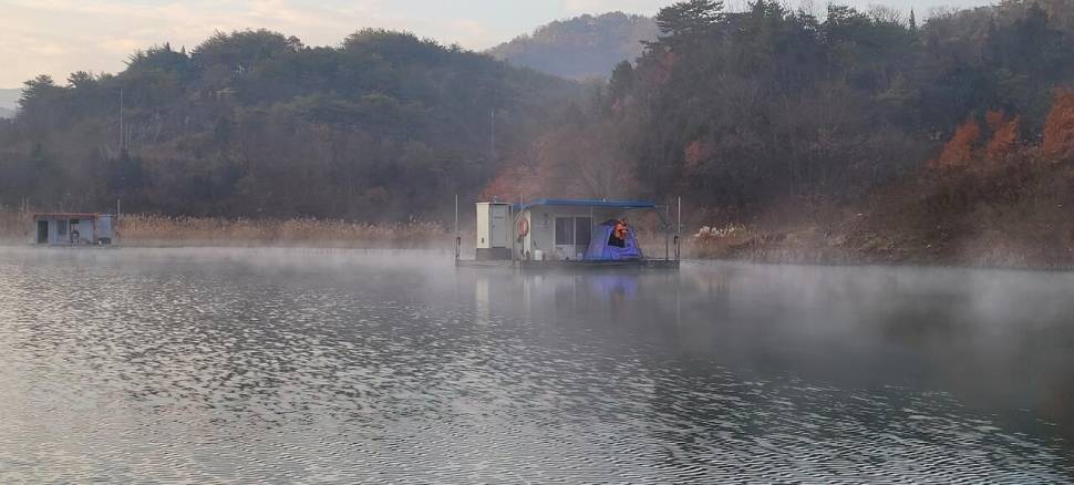 실리곡낚시터 허리급 조황입니다 (조황조행기 - 충주호조황속보)