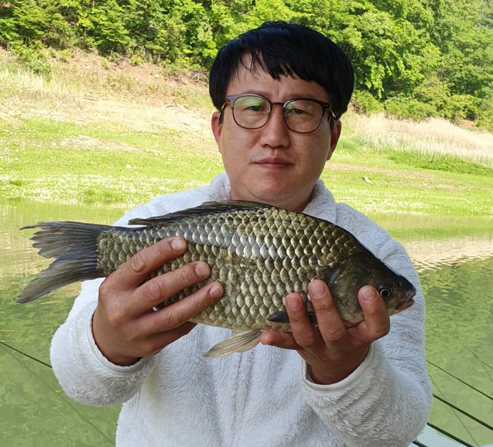 실리곡낚시터 42cm허리급 9수 조황입니다 (조황조행기 - 충주호조황속보)