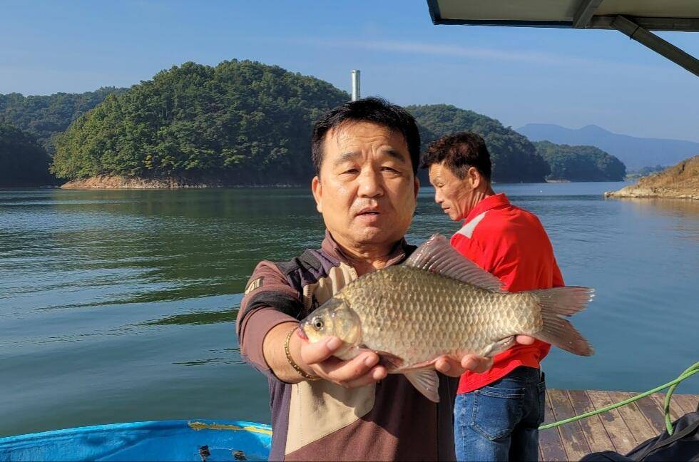 청풍신리낚시터 허리급 조황입니다 (조황조행기 - 충주호조황속보)