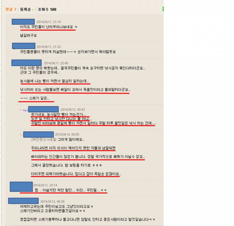 붕어 낚시인들은 (월척지식 - 기타지식)