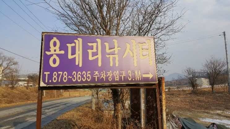 용대리 낚시터 ㅡ 눈은 내리고 (유료터정보 - 유료터조행기)