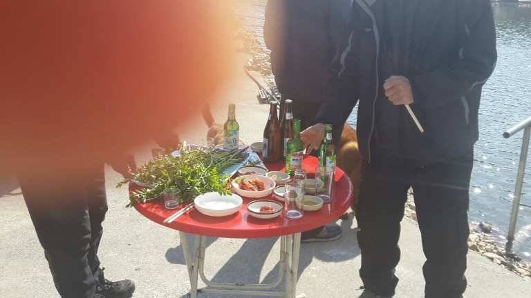 각북낚시터 노지에서 잉어와의 올해 첫만남 (유료터정보 - 유료터조행기)