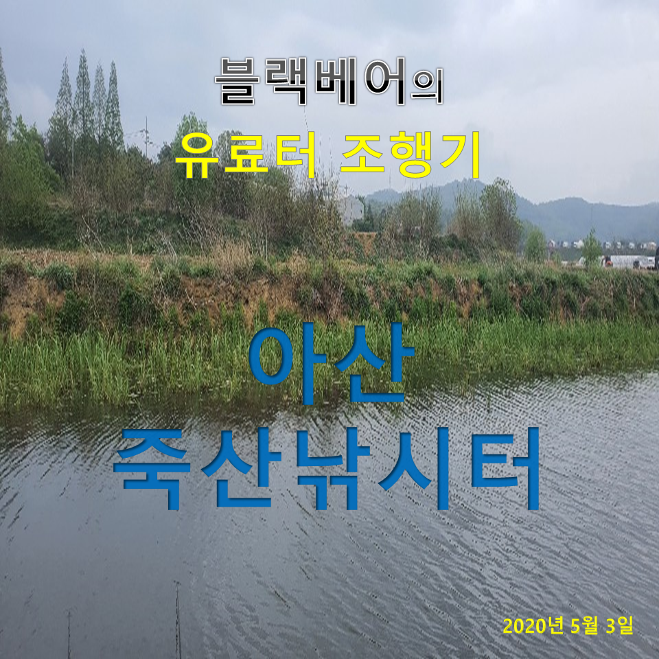 블랙베어의 유료터 조행기 아산 죽산 낚시터 (유료터정보 - 유료터조행기)