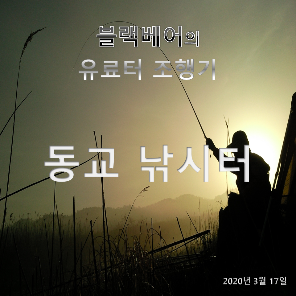블랙베어의 유료터 조행기 동교낚시터 (유료터정보 - 유료터조행기)
