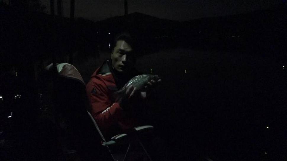 가을 밤을 깨우는 붕어들 충북 음성 삼성지 낚시터 (유료터정보 - 유료터조행기)