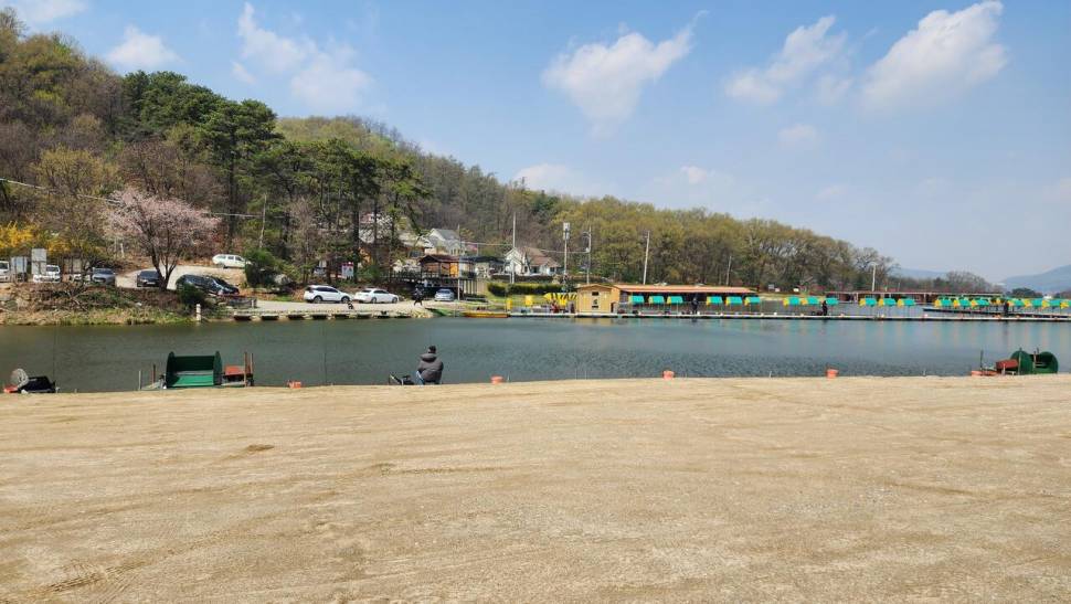 화창한봄 장광낚시터 (유료터정보 - 유료터조행기)