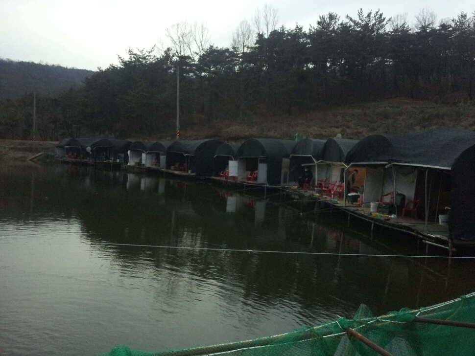 구봉지 붕어 넣은첫날 (유료터정보 - 유료터조행기)