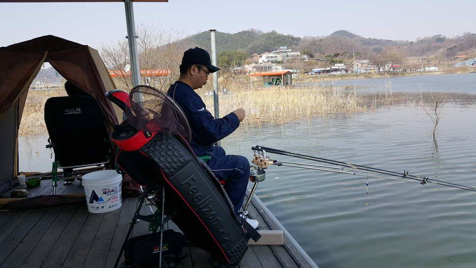 예당지 평촌 좌대 (유료터정보 - 유료터조행기)