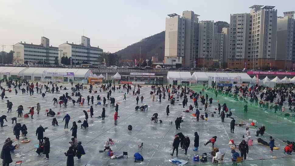 화천 산천어축제 다녀왔습니다 (유료터정보 - 유료터조행기)