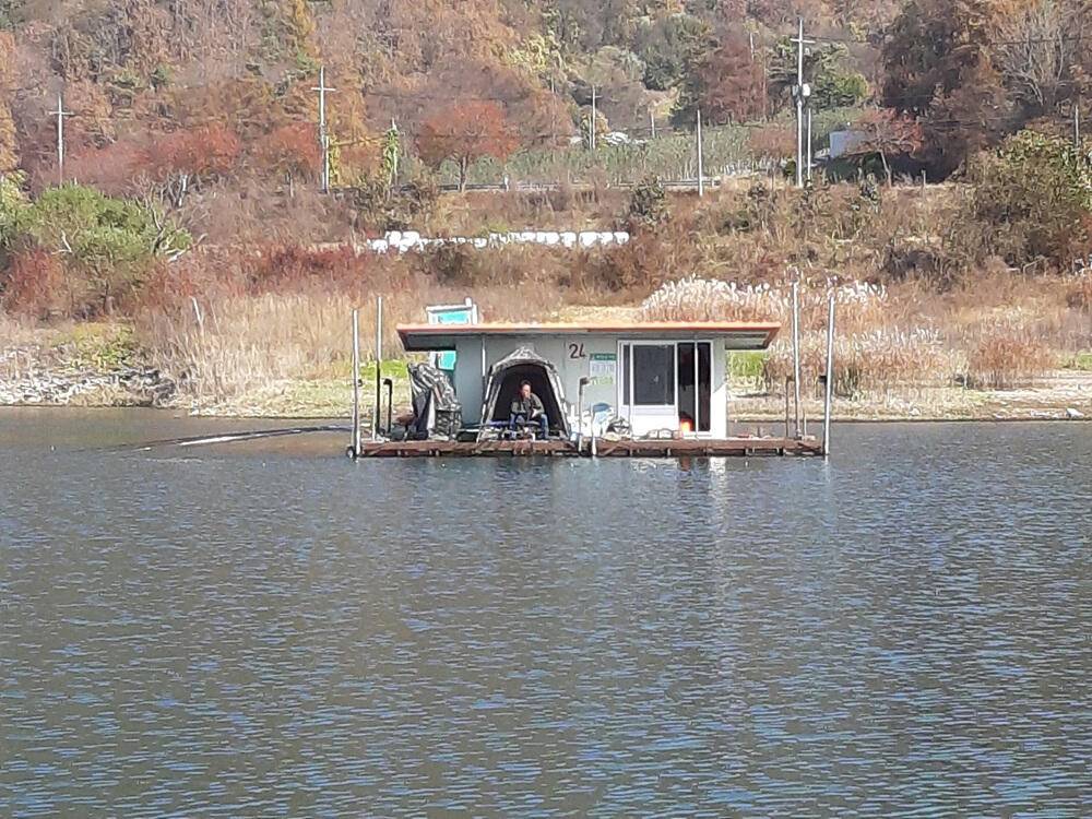 좋은 조황을 보인 충주호 명서 하천 낚시터 소식 (조황조행기 - 특파원조황)