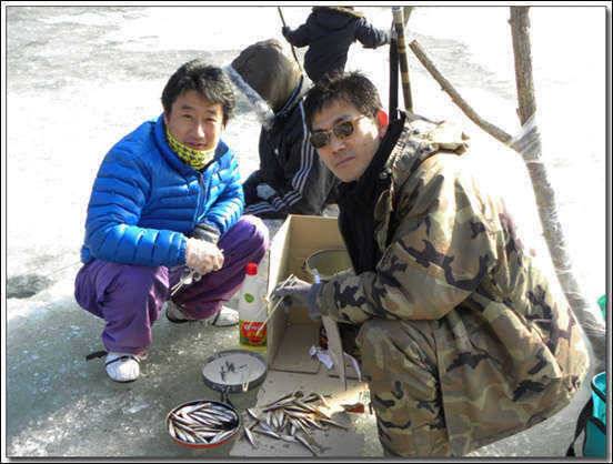 경산 자인 용성지와 송림지에 빙어들이 (조황조행기 - 특파원조황)