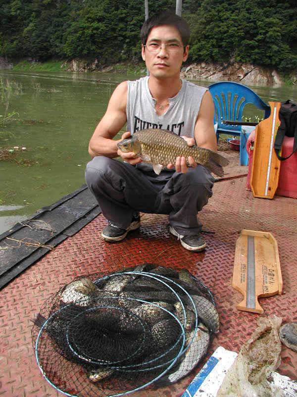 충주호 노지에서는 38cm 대물붕어 좌대에는 4자 등 폭팔조황 (조황조행기 - 특파원조황)