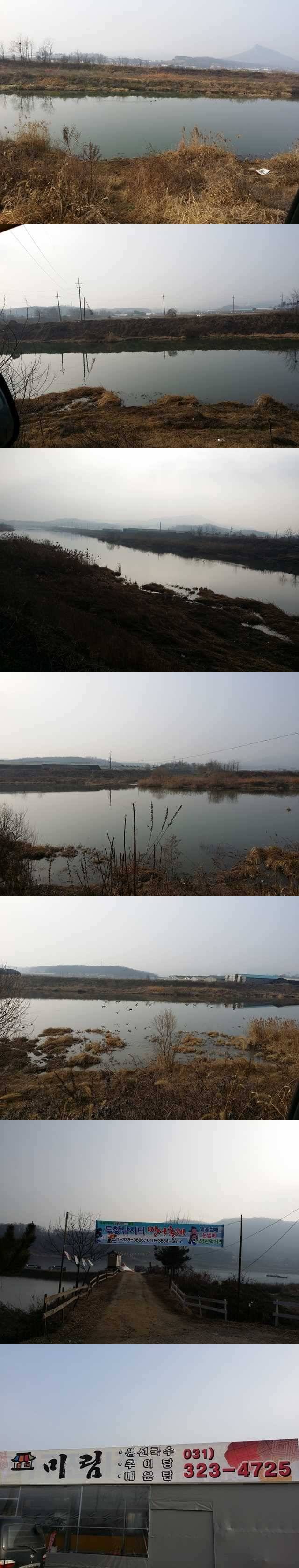 청미천 얼음 100 녹았습니다 (조황조행기 - 특파원조황)